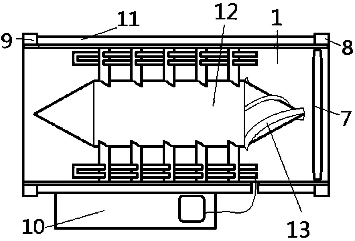 Heating-uniform air way heater