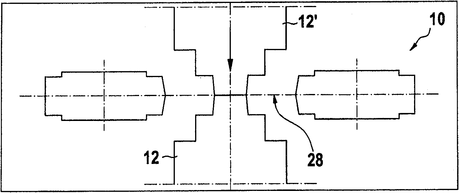 Method for automatically zeroizing a universal edger stand