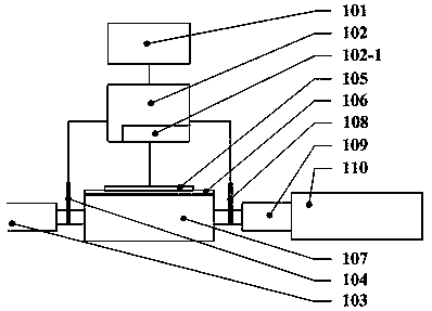 Microfluidic liquid automatic photochromic spectacles charging device based on piezoelectric driving