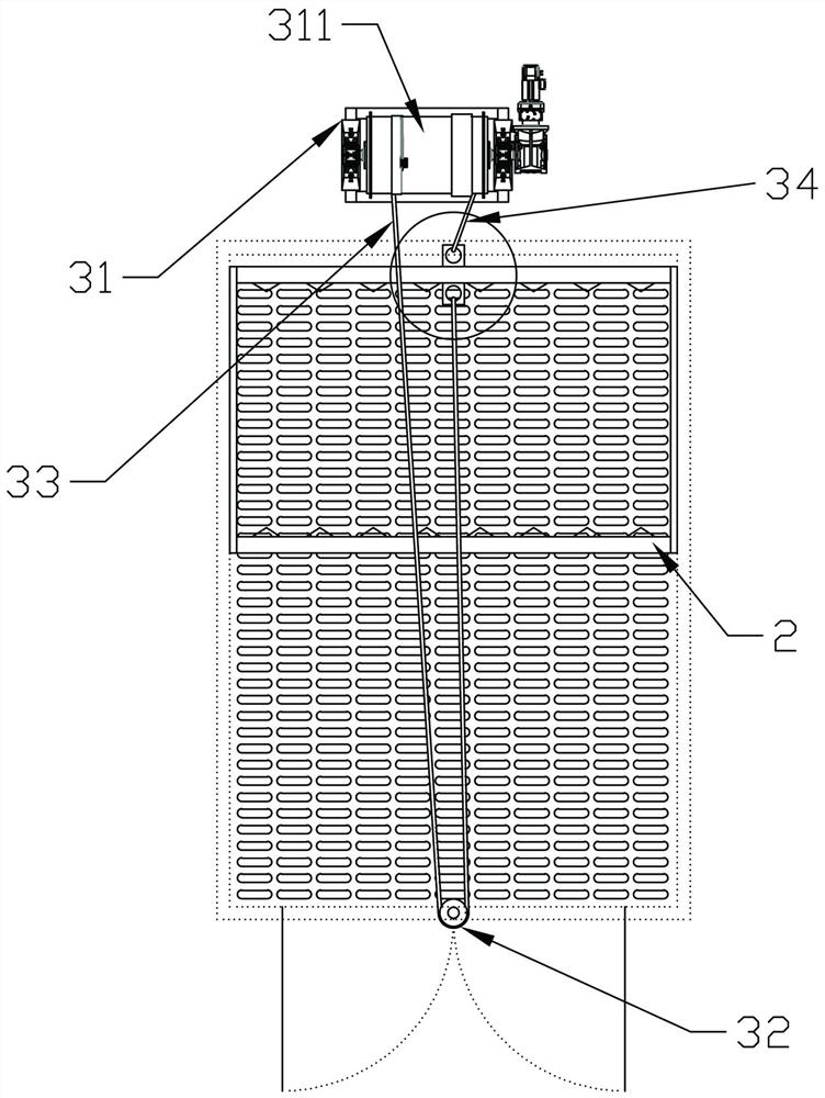 Pigsty full-coverage cleaning device for livestock breeding in animal husbandry