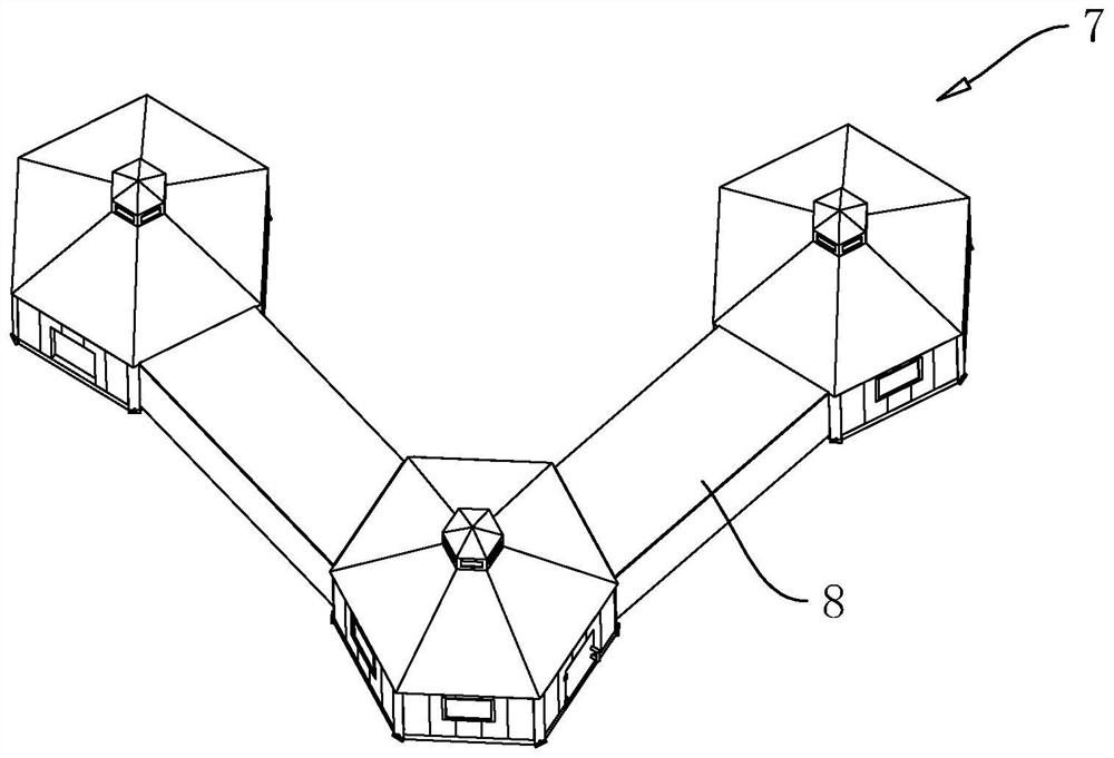 Manufacturing method of assembled polygonal Mongolian yurt