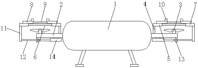 Unmanned aerial vehicle flight collision-prevention device