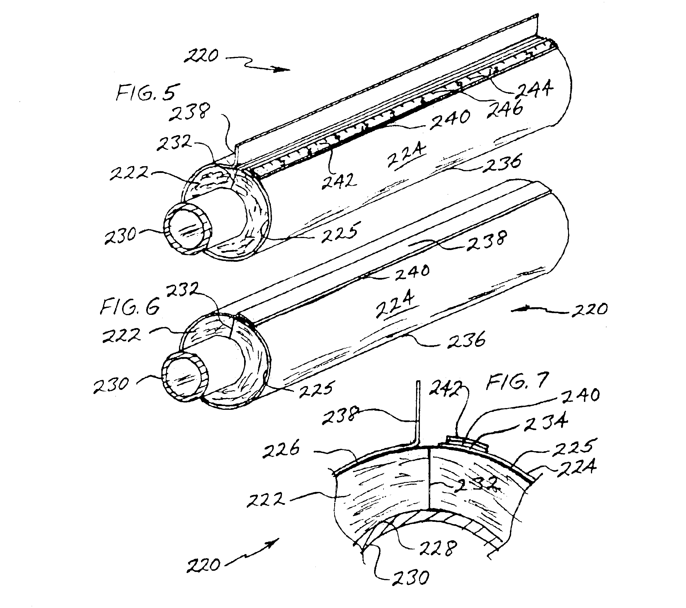 Jacketed pipe insulation with integral ruler