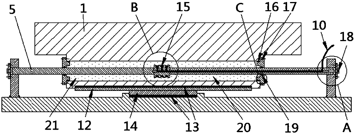 Hydrostatic guideways with magnetorheological fluid dampers