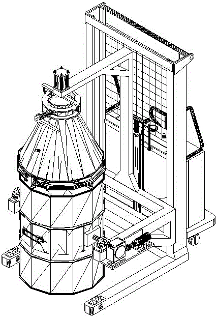 A barrel turning device and method for turning the barrel