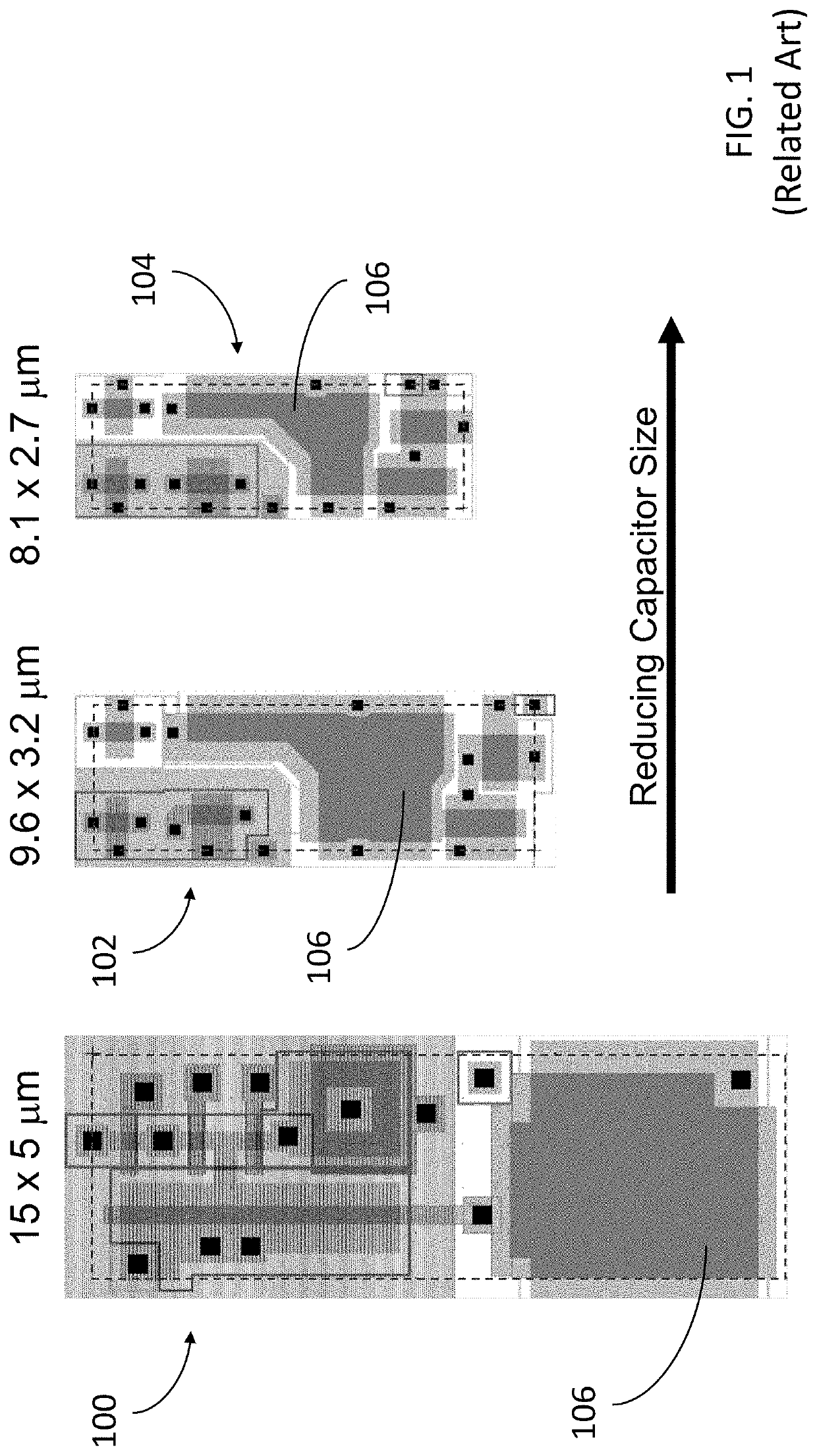 Microdisplay with reduced pixel size and method of forming same