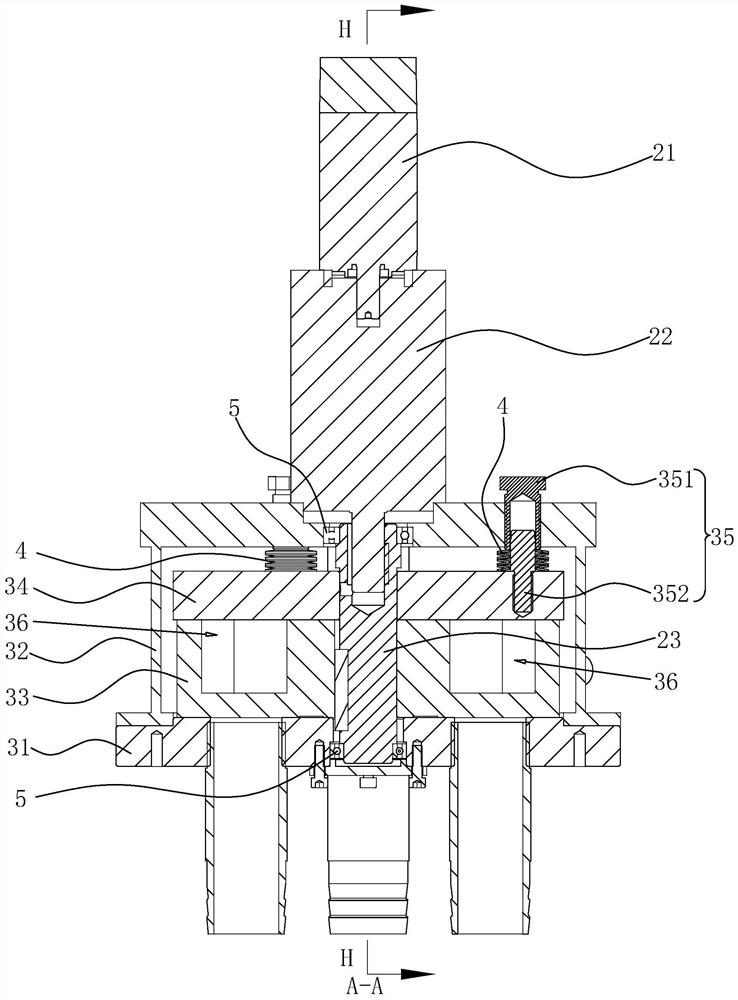 Multi-channel airflow switching device for medical molecular sieve oxygen generation system