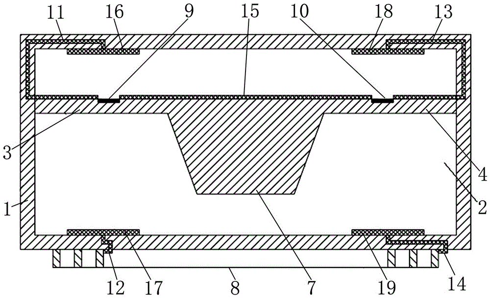 Leadless piezoresistive mems high-range acceleration sensor and manufacturing method thereof