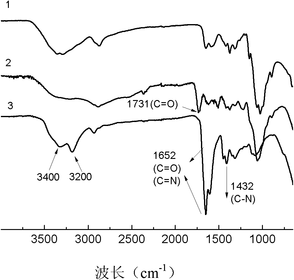 Preparation method of grafting amphoteric chitosan flocculant