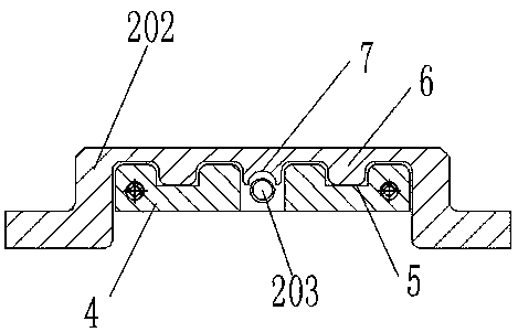 Alignment device for mounting center line of equipment