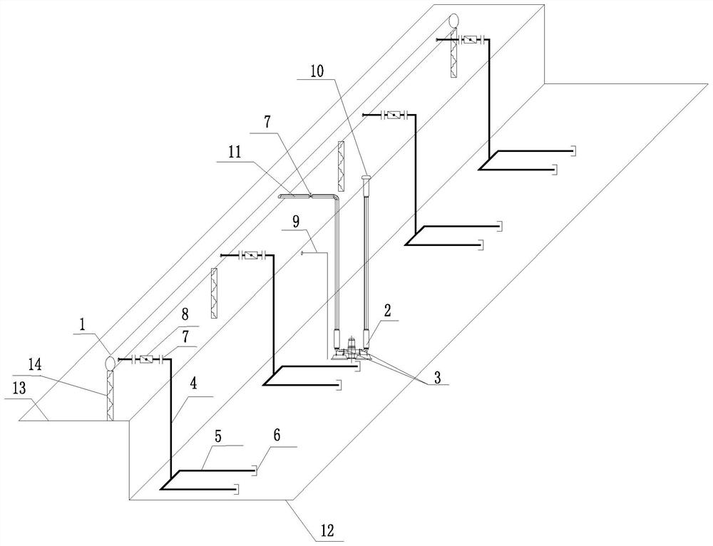 Liftable tubular microporous aeration system for river regulation