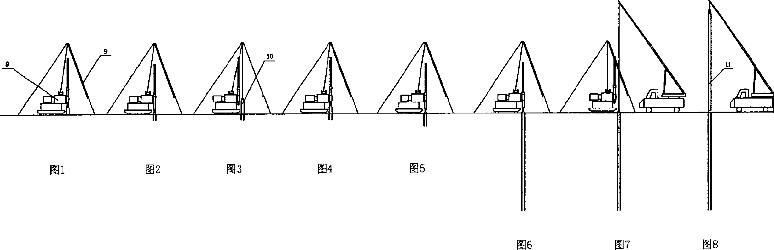 Boring and coring process for roller compacted concrete