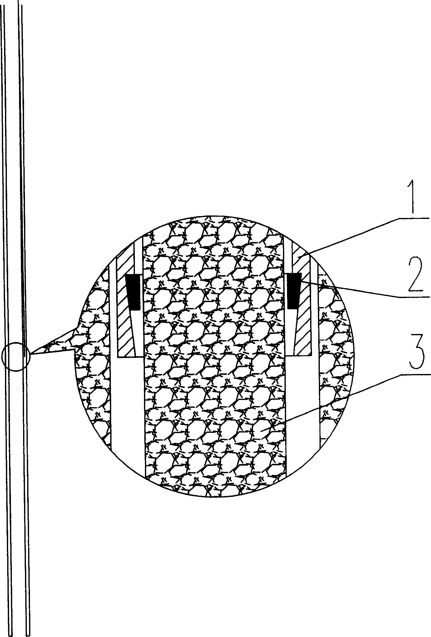 Boring and coring process for roller compacted concrete