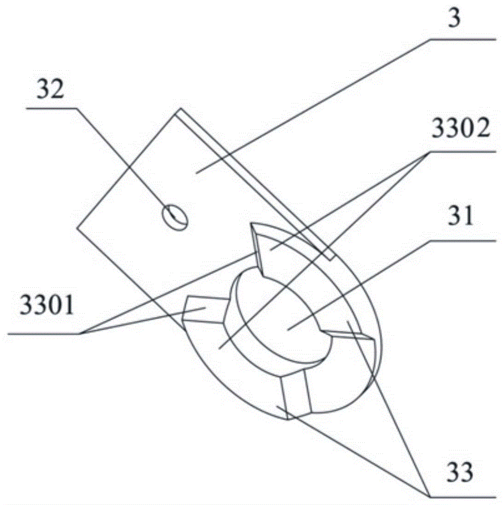 Automatic return door hinge and refrigerator using it