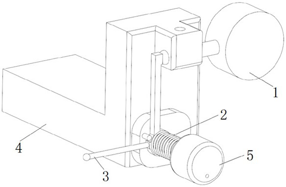 High-precision inner conical surface taper rapid detection tool