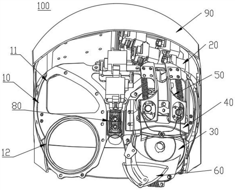 Mask capable of changing along with expressions