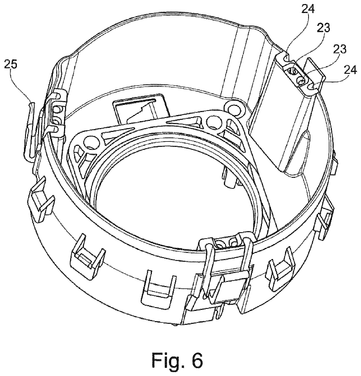 Steering wheel unit, airbag module, and steering wheel body