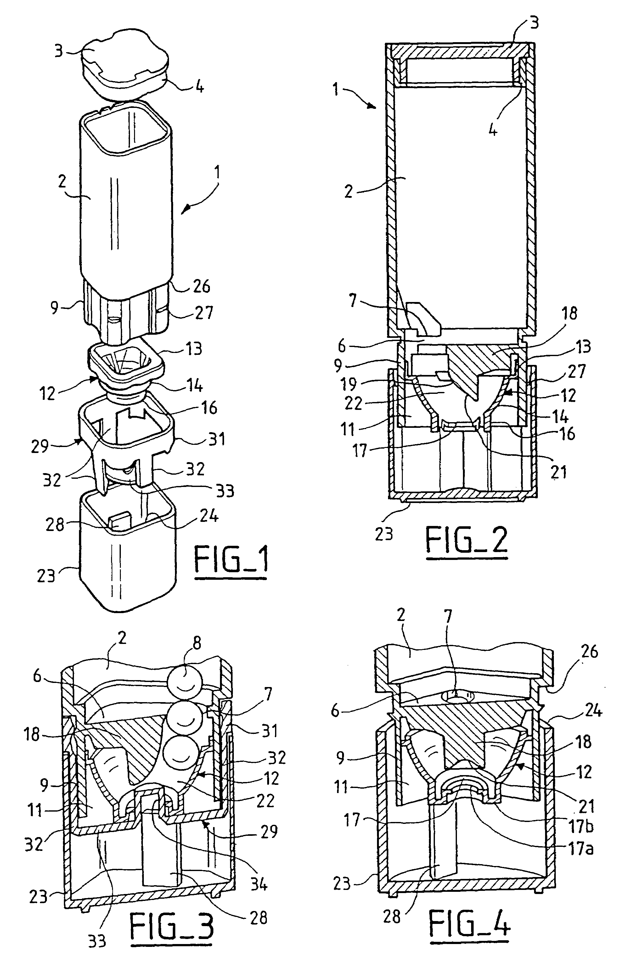 Dispenser of objects