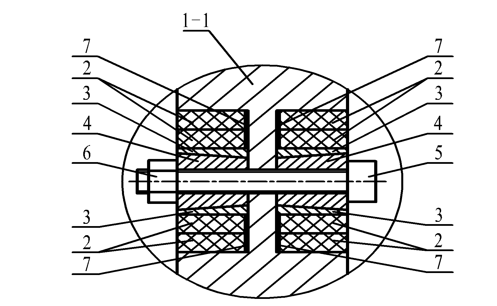 Wedge-shaped pre-tightened sandwich type rectangular four-pin linear ultrasonic motor vibrator