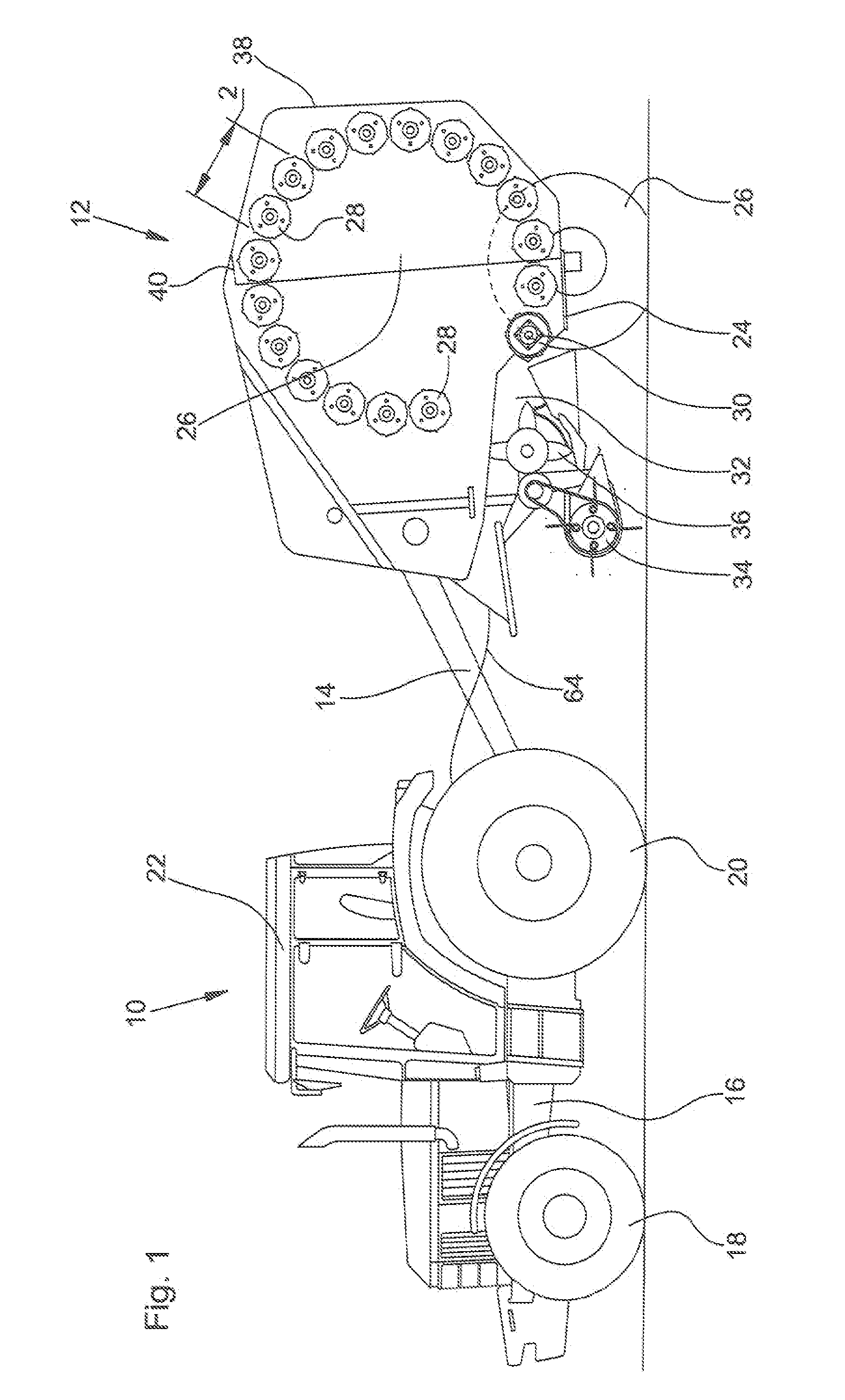 Round Baler With Electrically Driven Roller