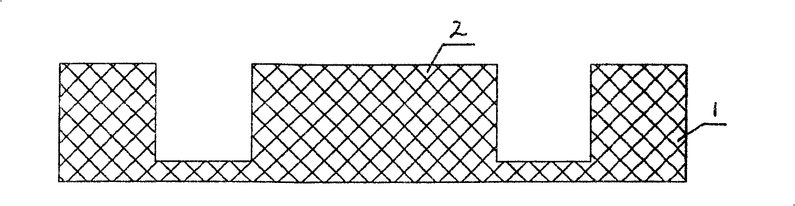 Method for gluing and chip loading on lead frame of integrated circuit or discrete device