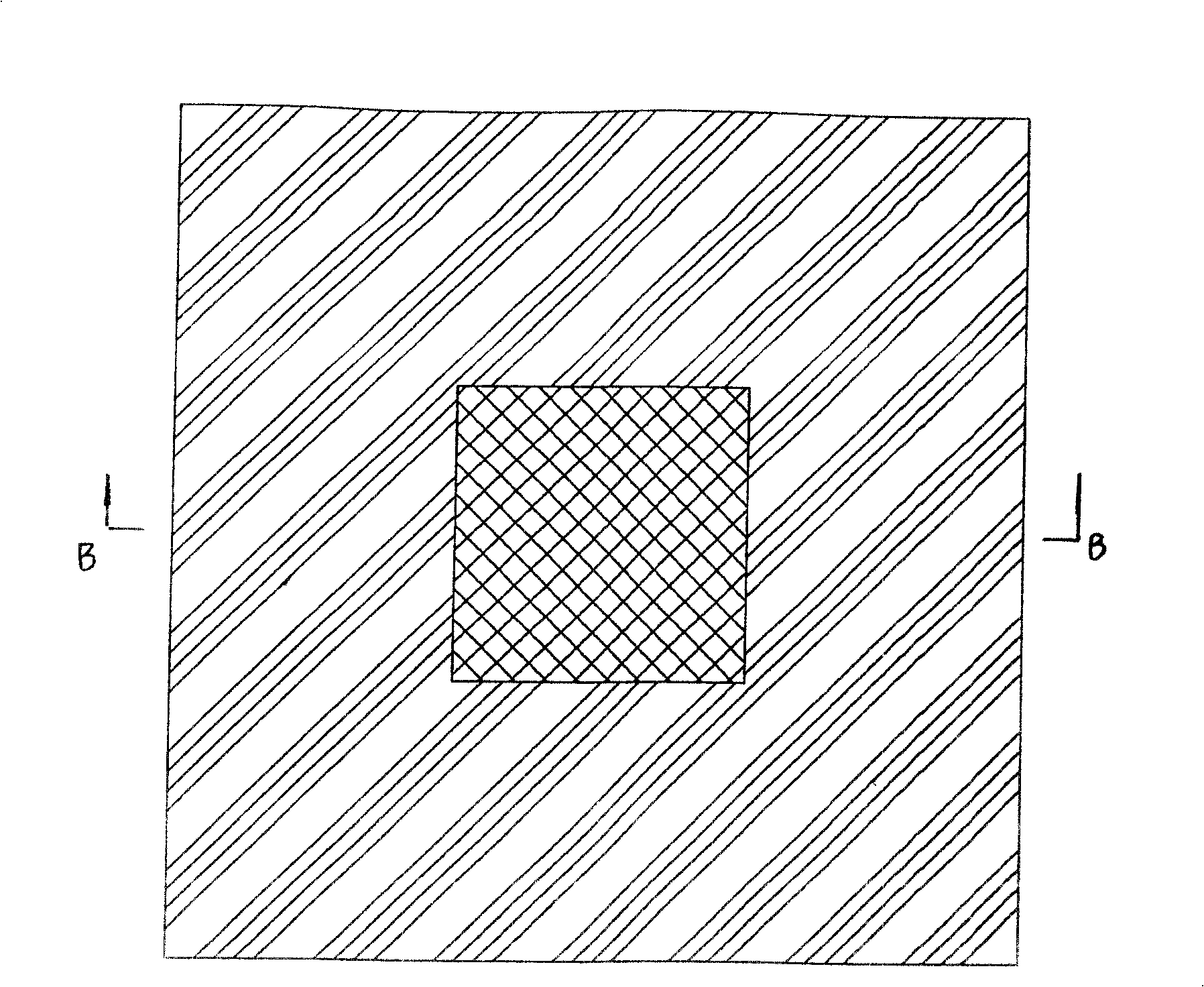 Method for gluing and chip loading on lead frame of integrated circuit or discrete device