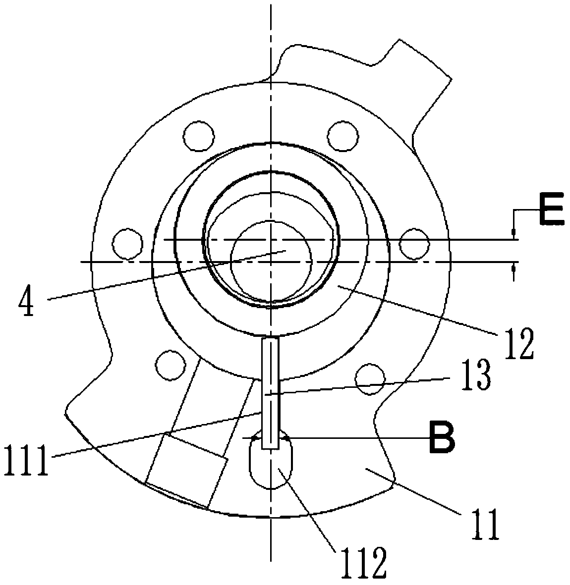 Pump body component, variable-capacity compressor and air regulation system