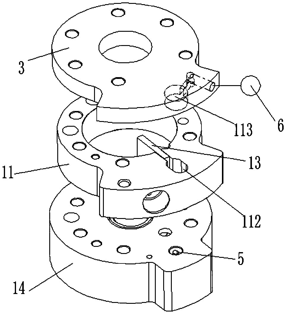 Pump body component, variable-capacity compressor and air regulation system