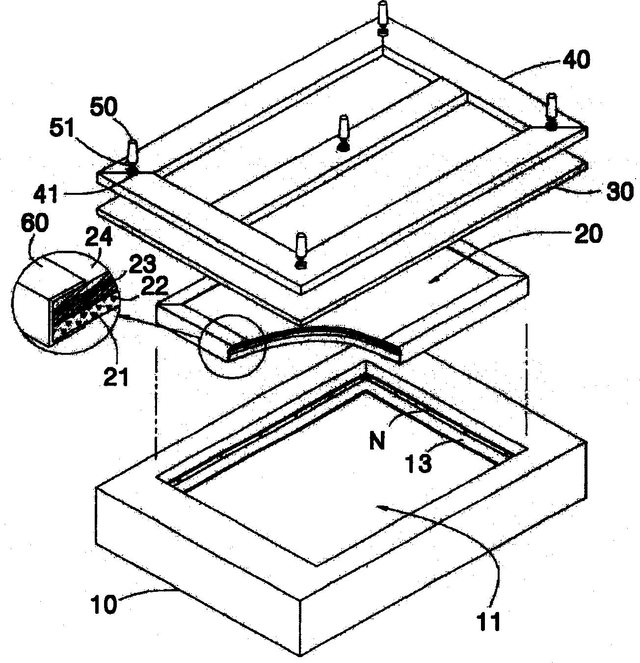 Mattress integrated stone bed