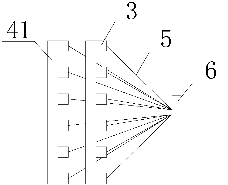 Sandwich structure composite material one-step preparation injection molding device and method