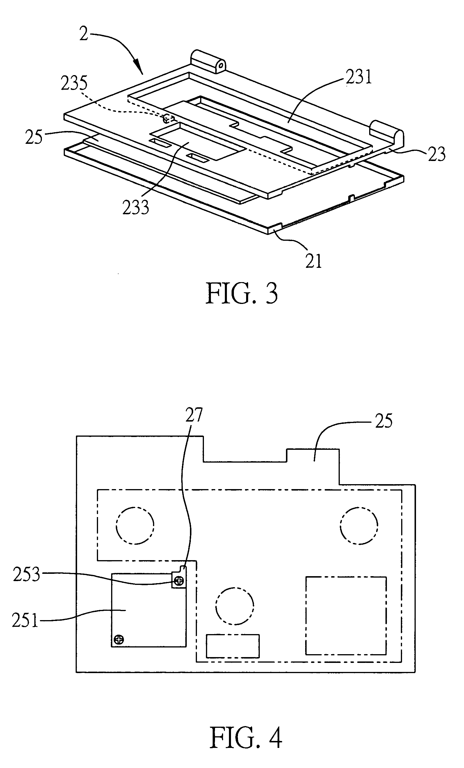 Body structure for notebook type computer