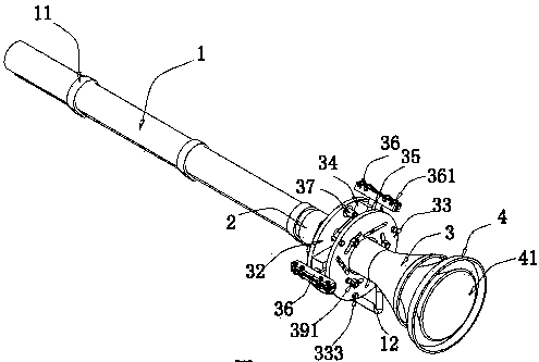 Pipeline inner wall shot blasting device