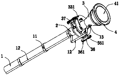 Pipeline inner wall shot blasting device