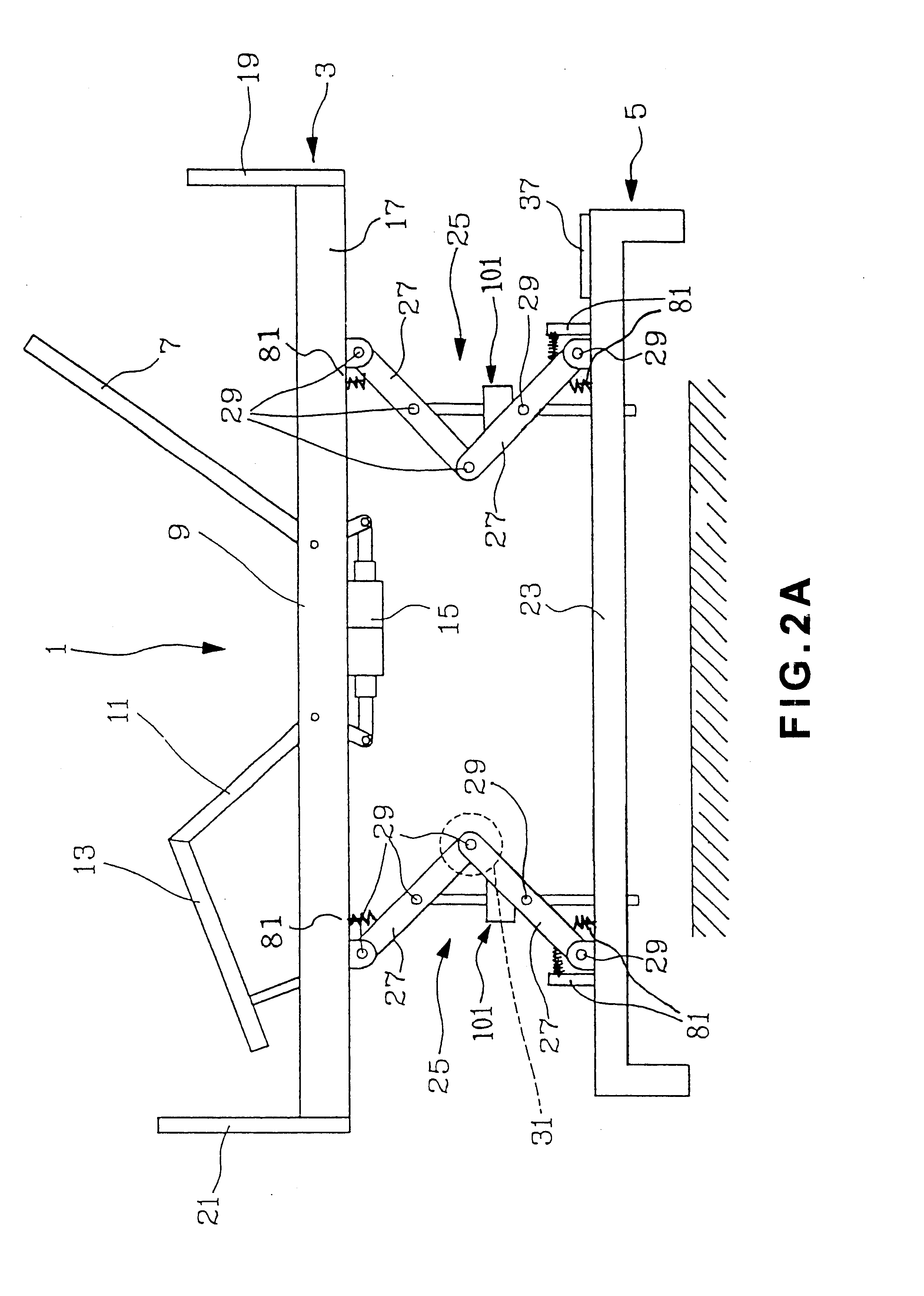 Power-controlled bed and method for controlling operations thereof