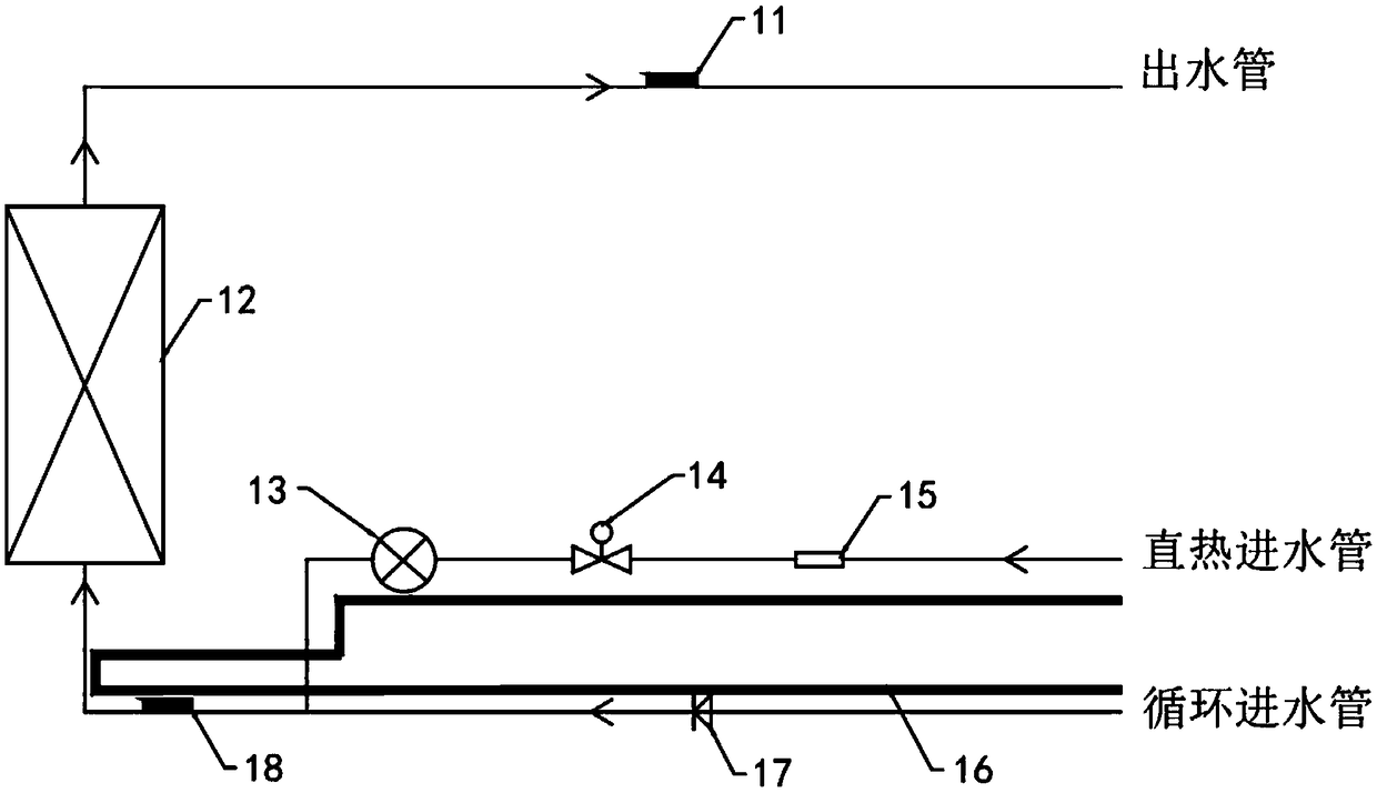 Anti-freezing control device of heat pump unit, heat pump unit and anti-freezing control method of heat pump unit