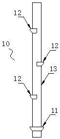 Pipe pile with incomplete ribs