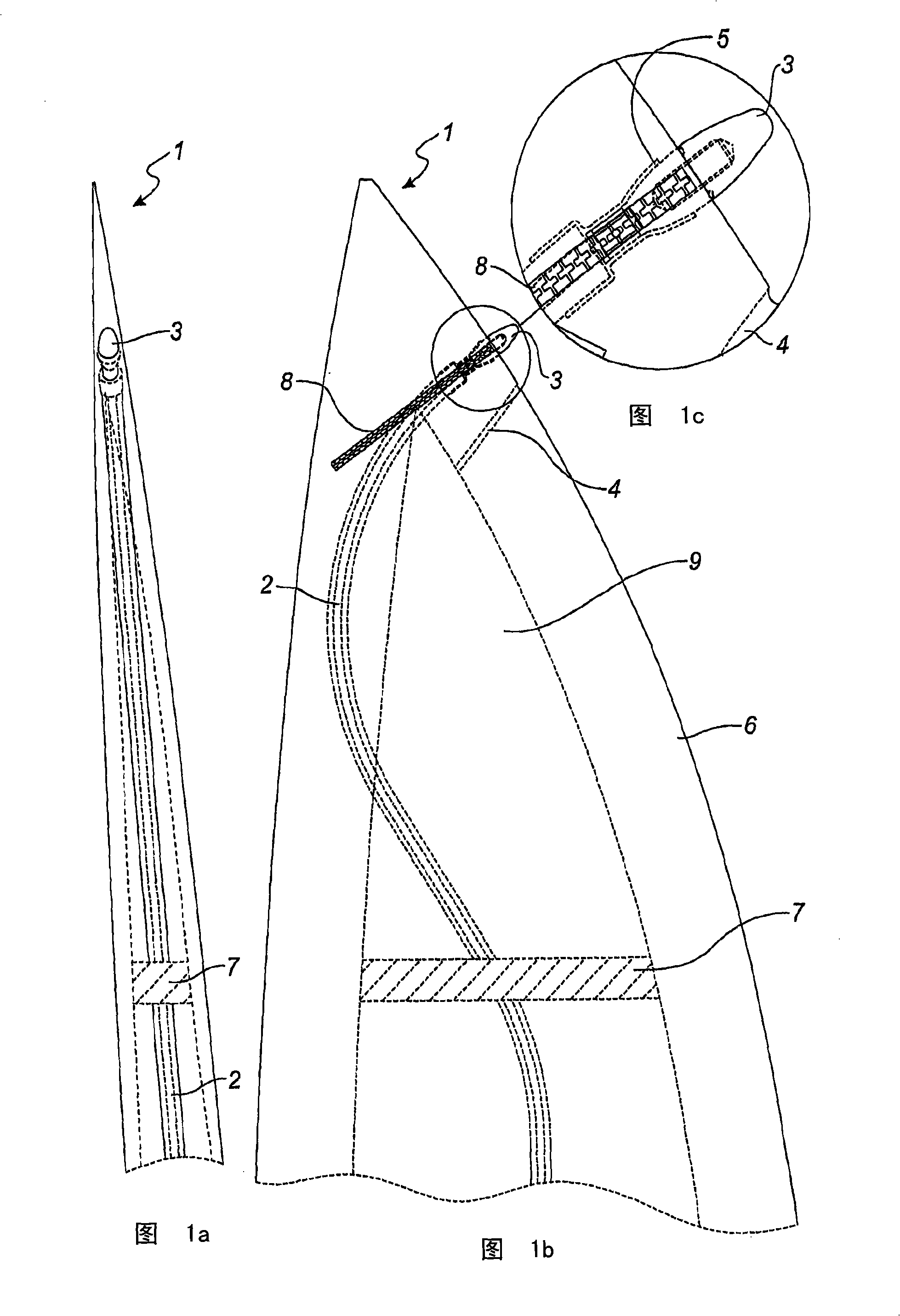 Lightning protection system for a wind turbine blade