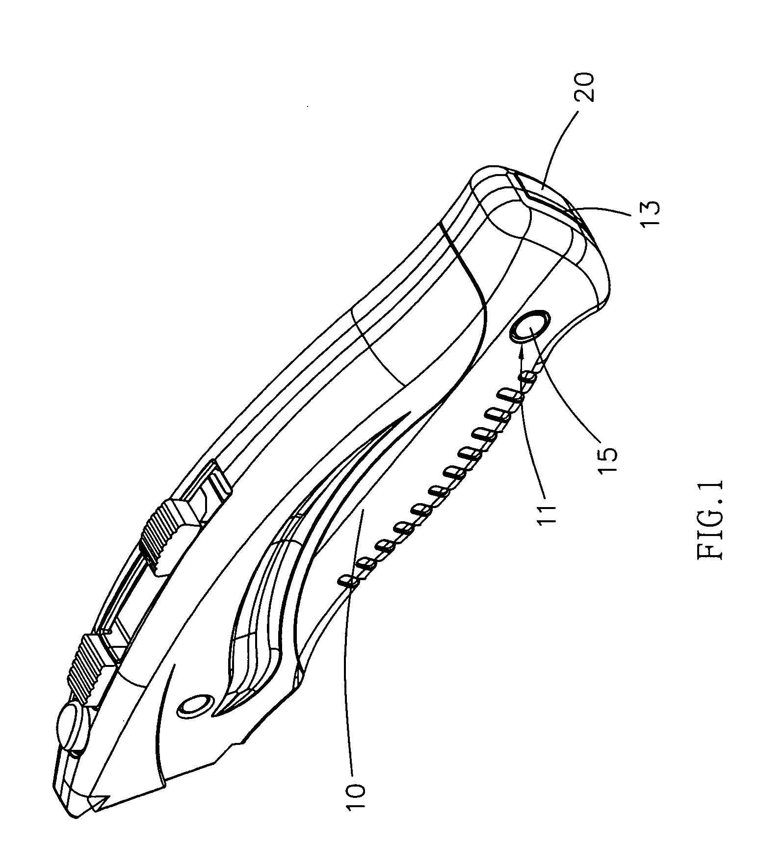 Knife assembly having quick release blade magazine