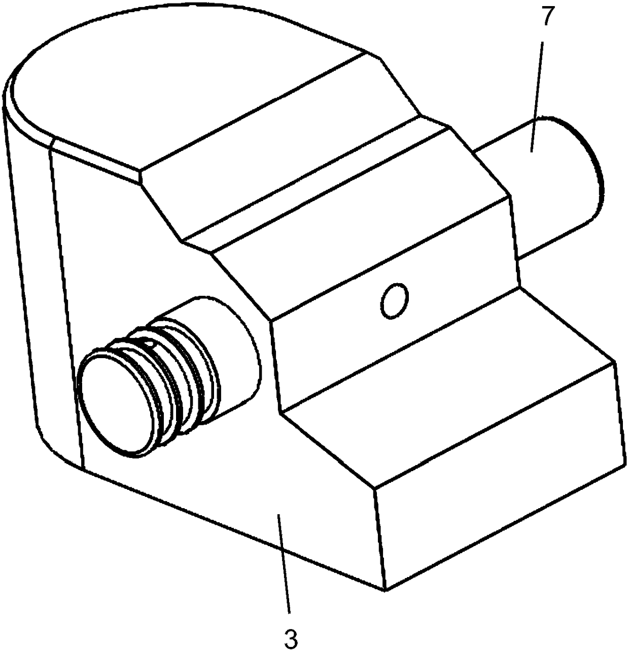 Hydraulic railhead track jack and use method thereof