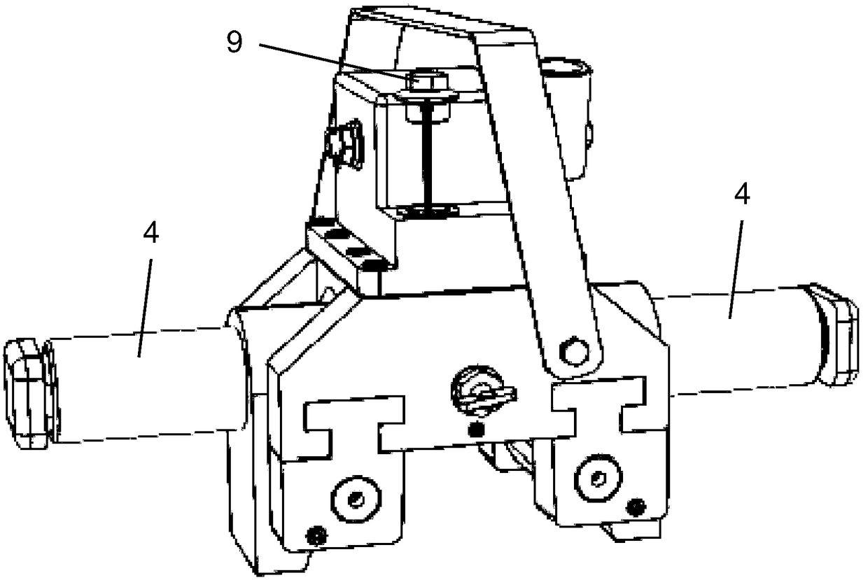 Hydraulic railhead track jack and use method thereof