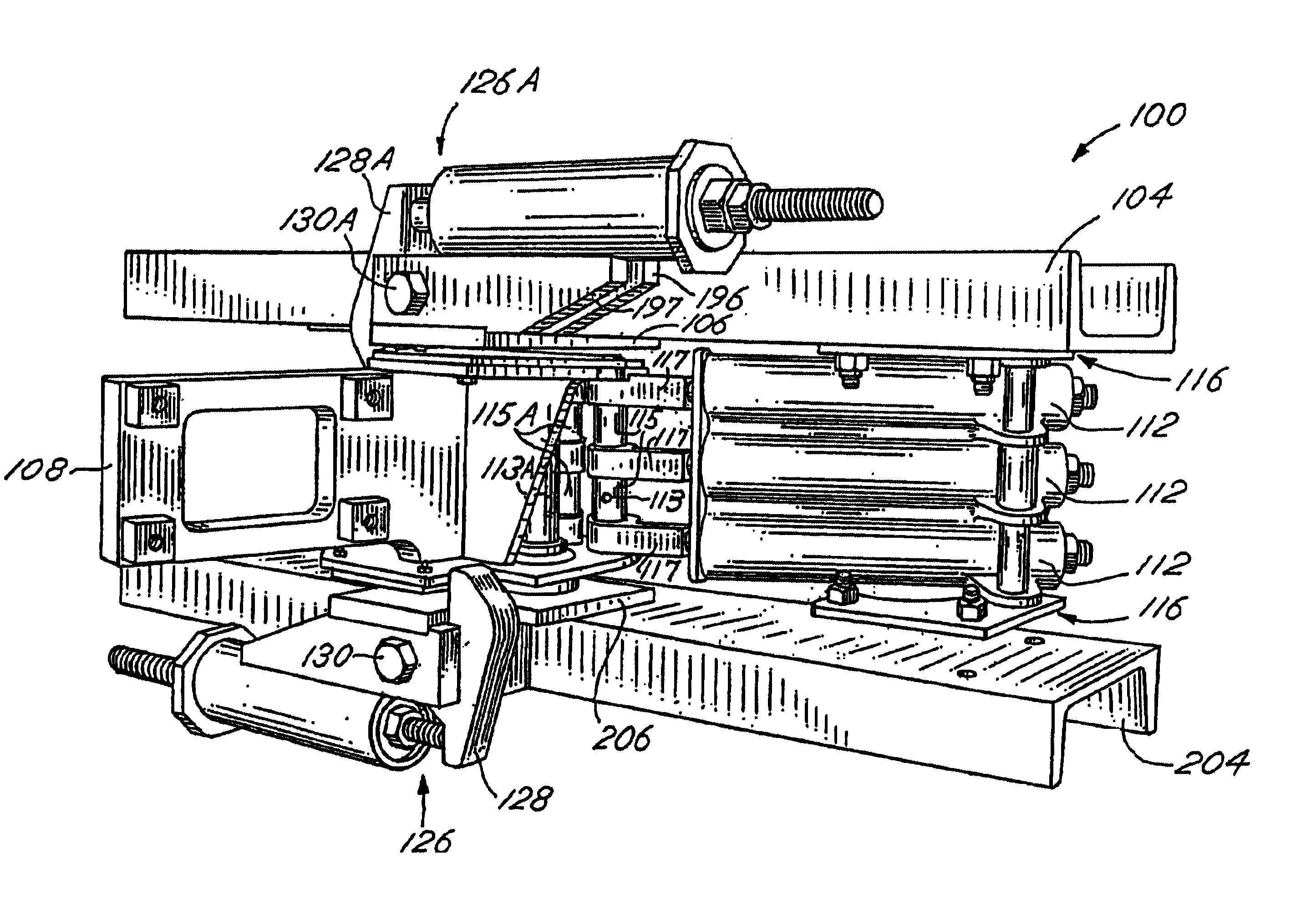 Two directional crossing gate arm protection assembly