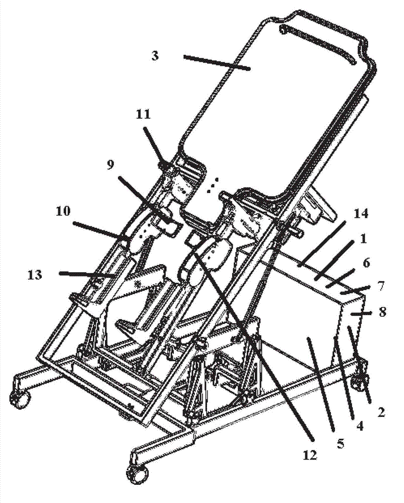 Multifunctional composite rehabilitation system for patient suffering from central nerve injury