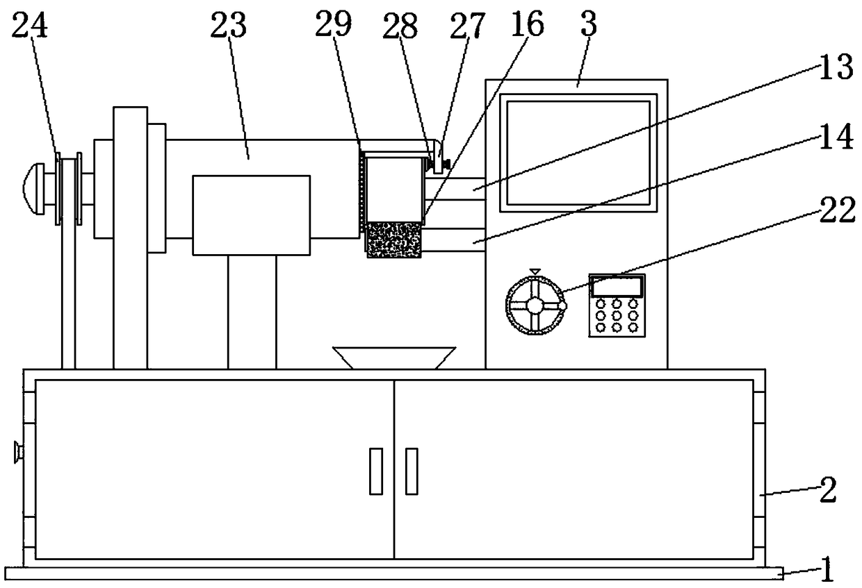 Internal combustion machine bearing bush machining device and machining method thereof