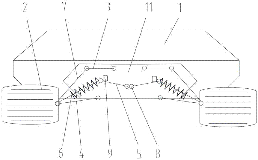 Retractable suspension bracket