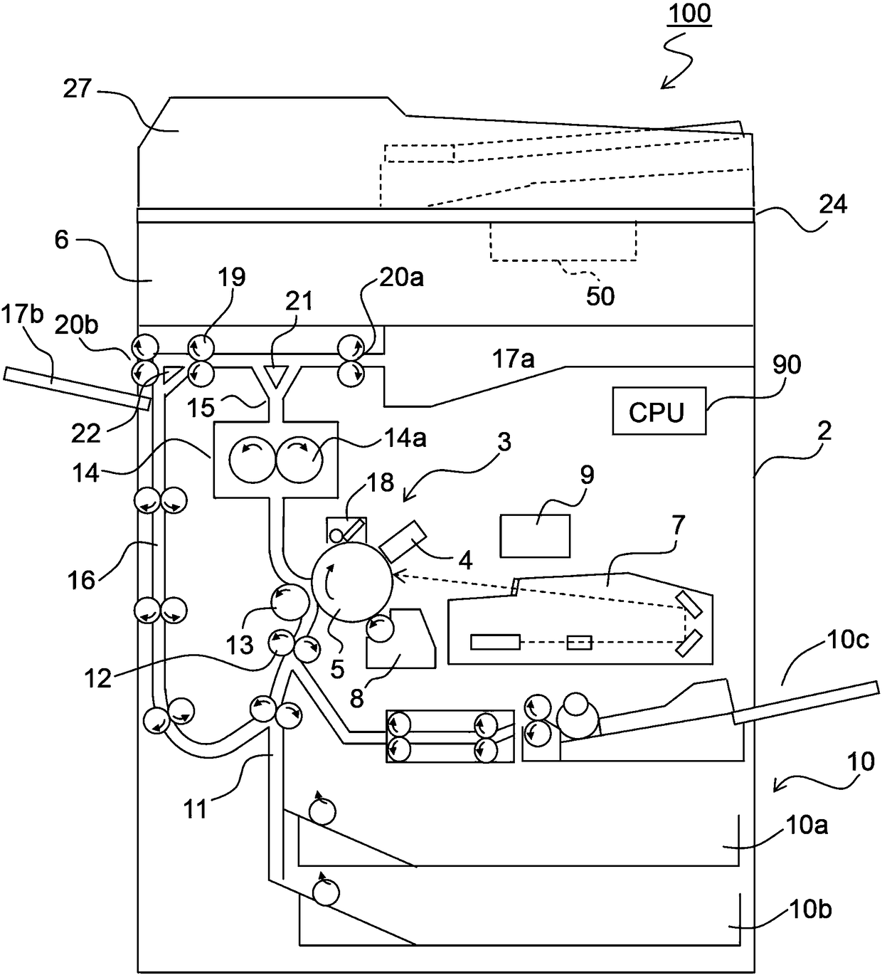 Reading module and image reading device and image forming apparatus therewith