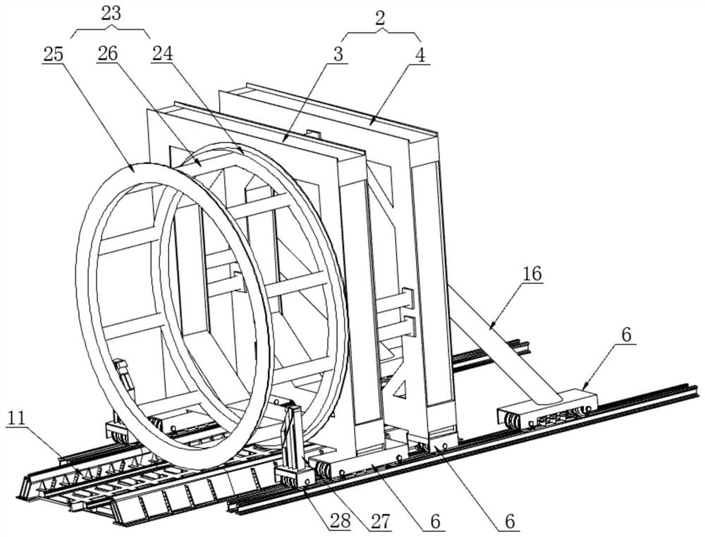 Movable electric control shield launching device and control method thereof