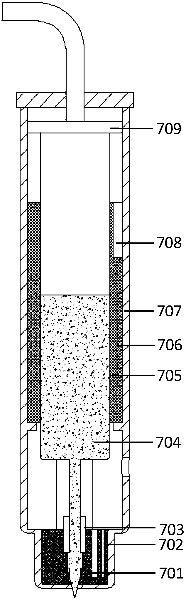 Electric field driven fusion spraying deposition 3D printer and working method thereof