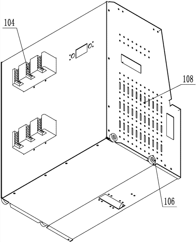 Drawer type metering module device, power distribution cabinet and maintenance method