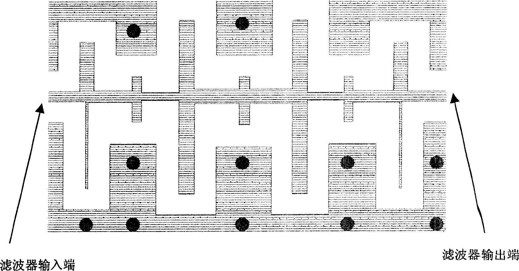 Suspended mictrostrip filter and duplexer and method for designing and debugging filter