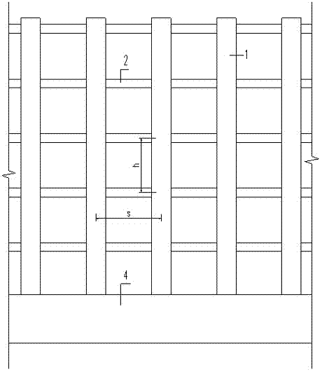 Debris flow blocking structure capable of resisting impact of large stones for steel pipe concrete pile group